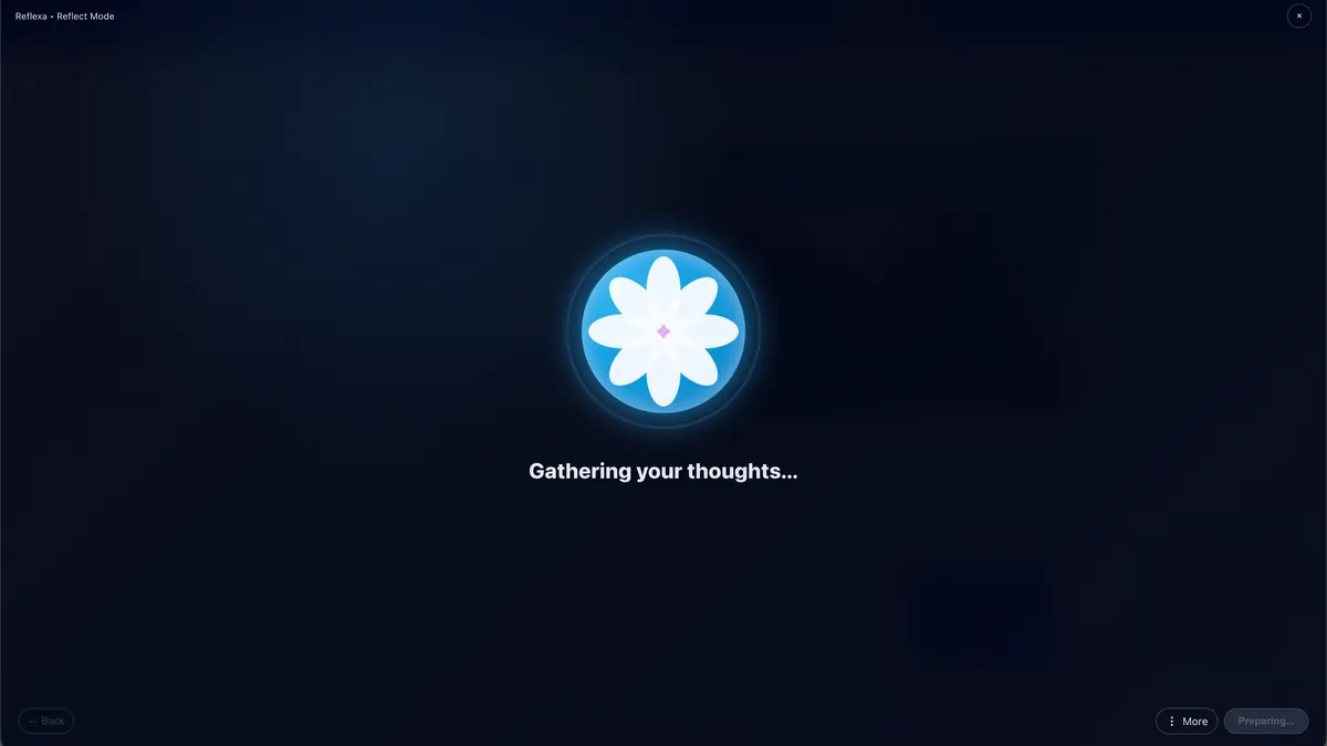 Reflexa AI wellness focused reading overlay