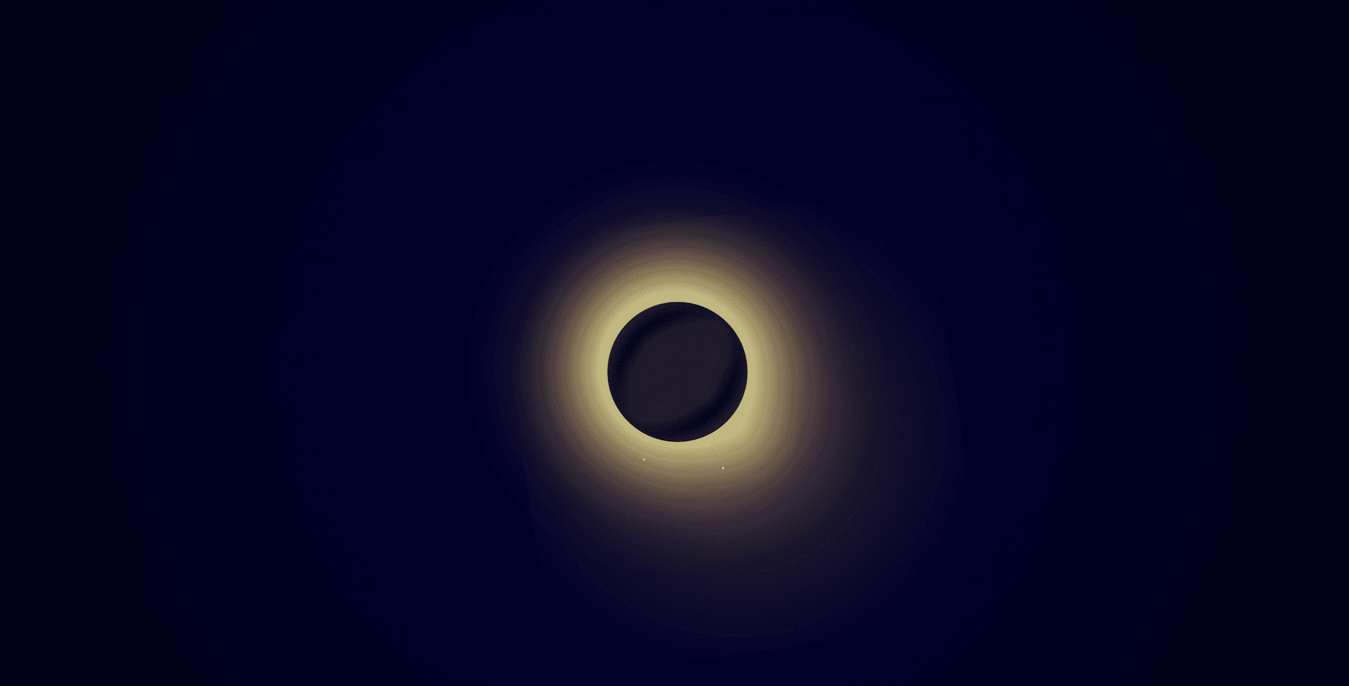 Total Solar Eclipse CSS animation