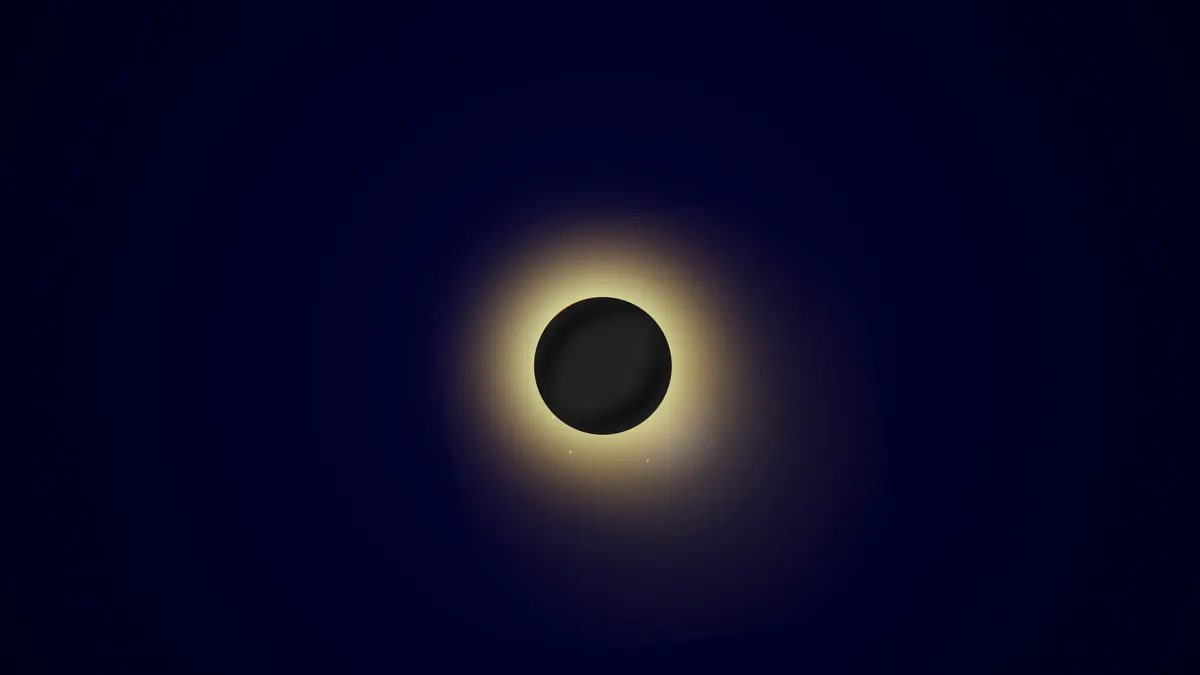 Total Solar Eclipse CSS animation